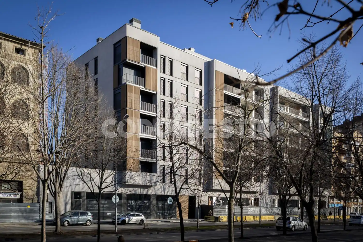 Vista exterior de Piso en venta en Vic con Terraza