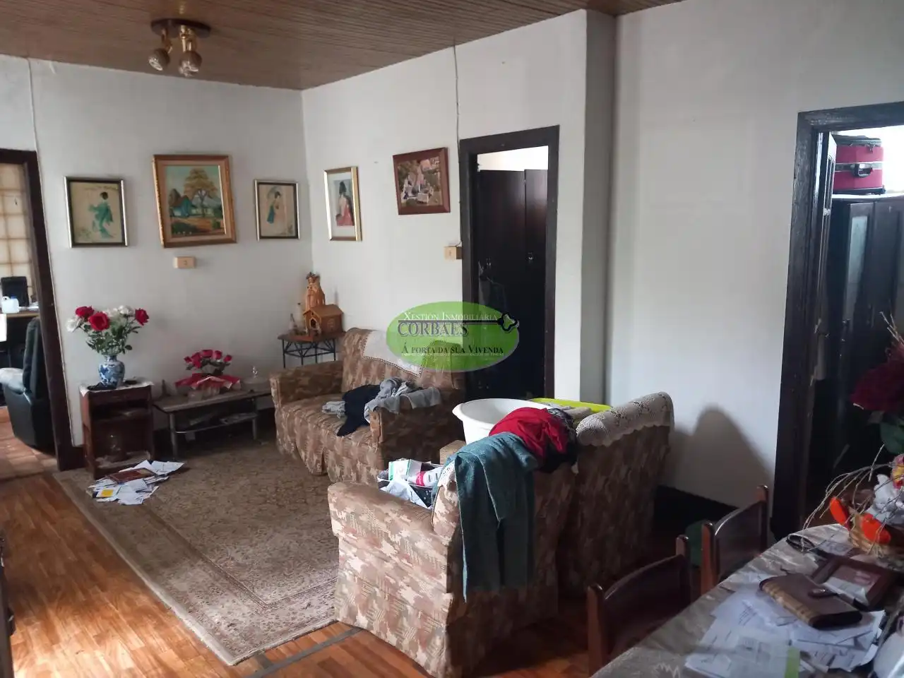 Sala d'estar de Casa o xalet en venda en Ramirás amb Jardí privat, Terrassa i Traster