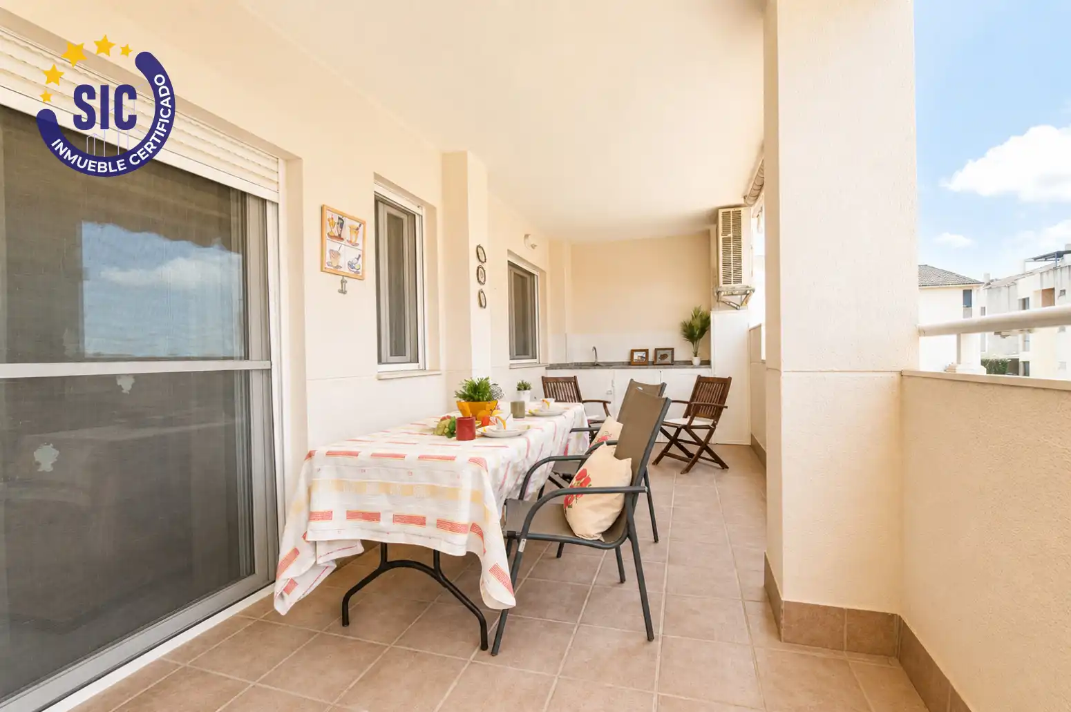 Terrasse von Wohnung zum Verkauf in Puçol mit Heizung, Terrasse und Abstellraum