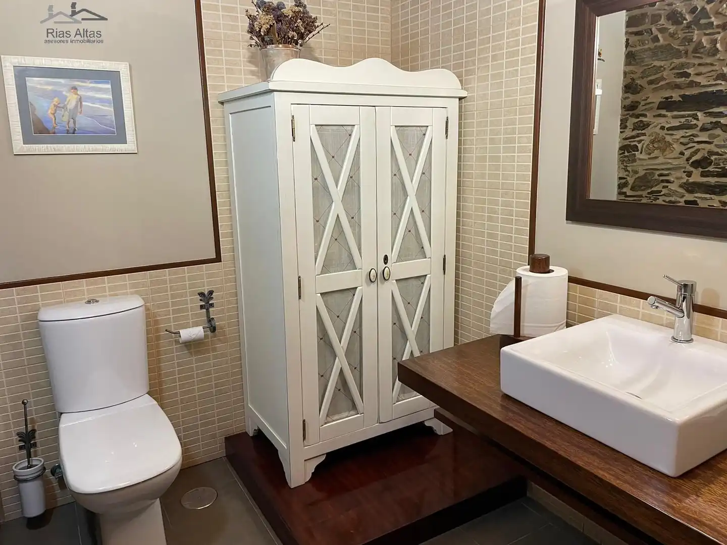 Baño de Casa o chalet en venta en Ordes con Jardín privado y Trastero