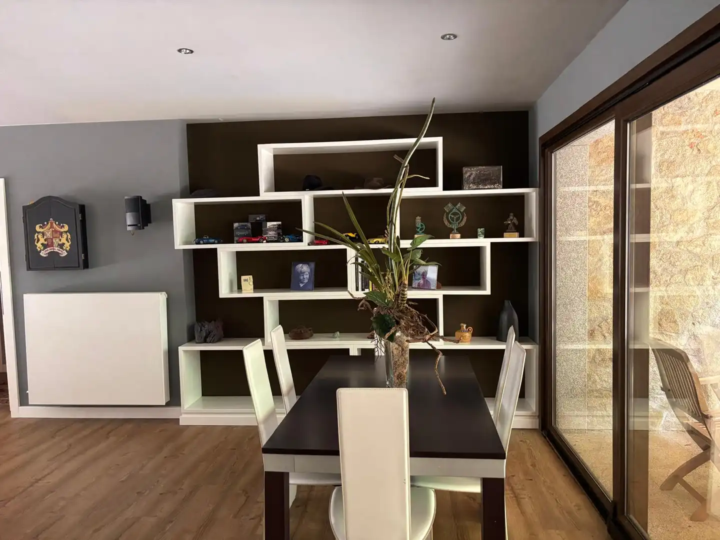 Dining room of Houses for sale in Ames  with Private garden, Parquet flooring and Terrace