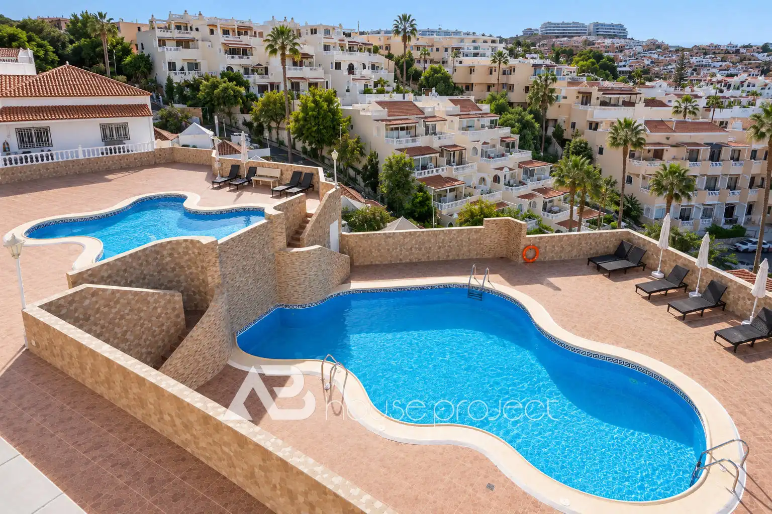 Swimming pool of Flat for rent in Adeje  with Private garden, Terrace and Furnished