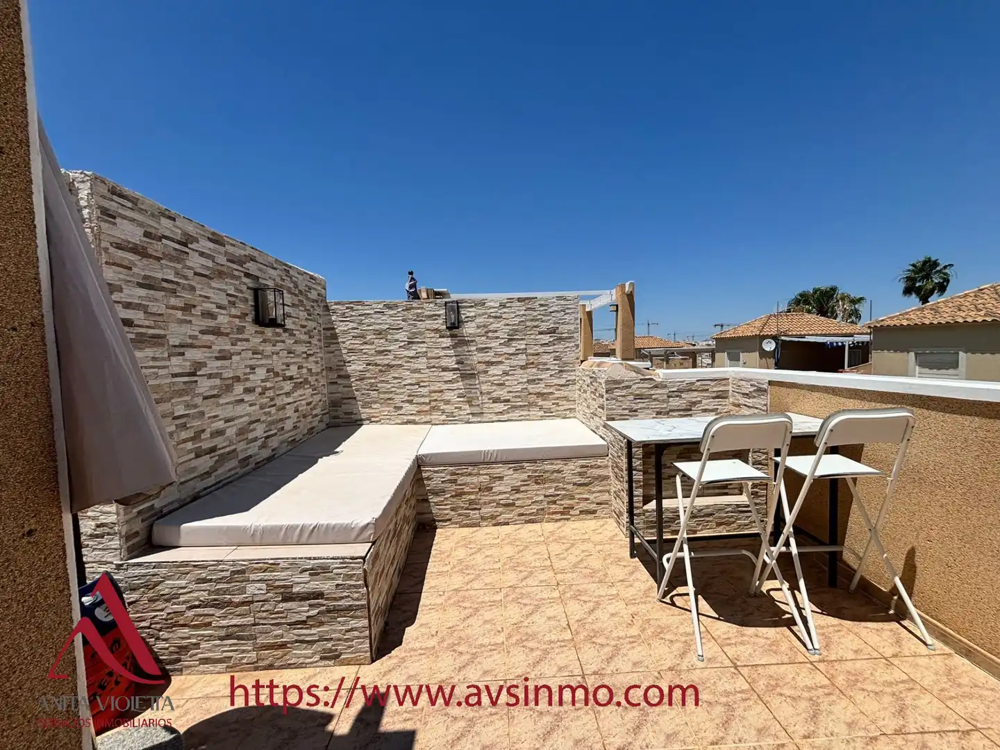 Terraza de Piso en venta en Torrevieja con Aire acondicionado, Jardín privado y Terraza