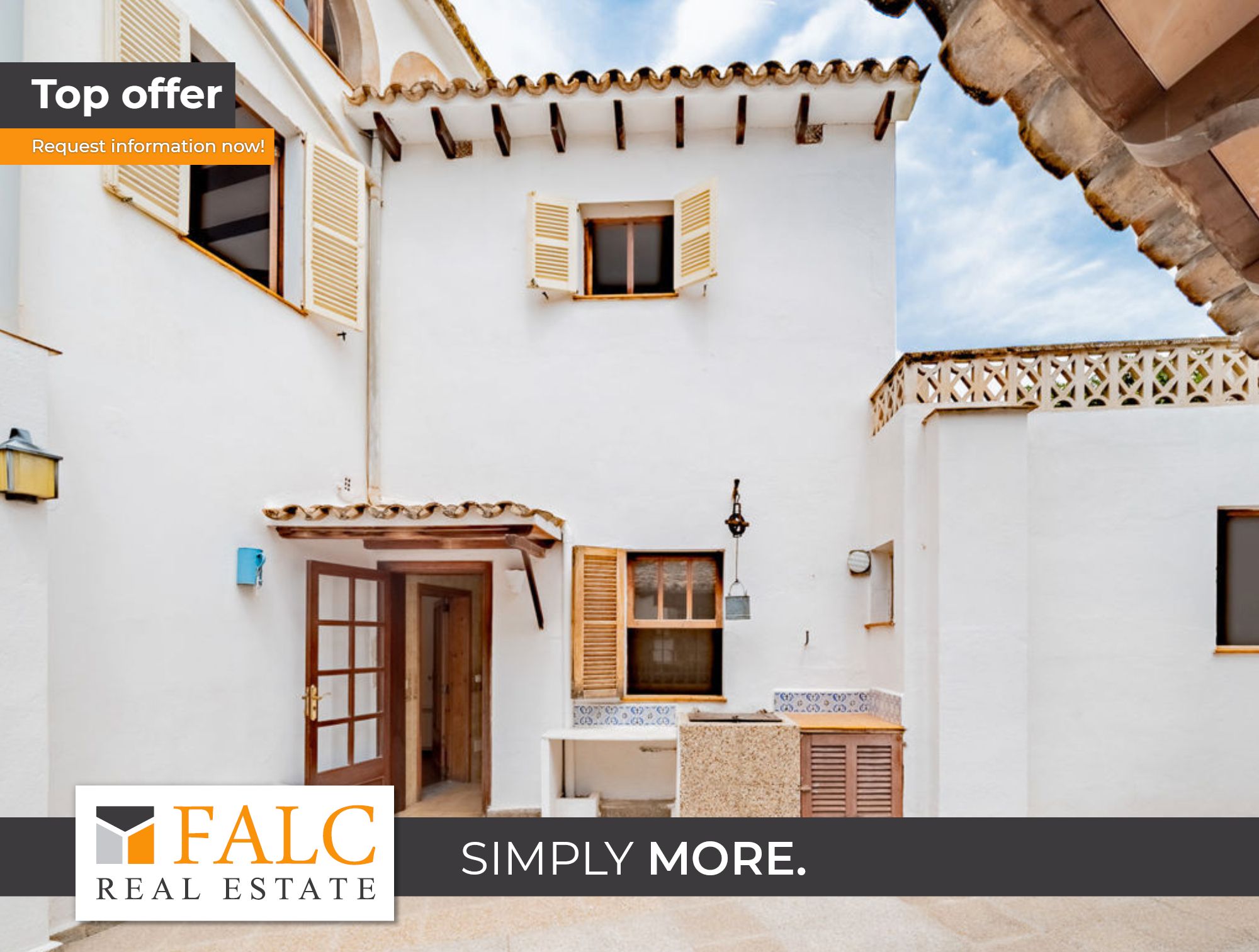 Exterior view of Single-family semi-detached for sale in Andratx