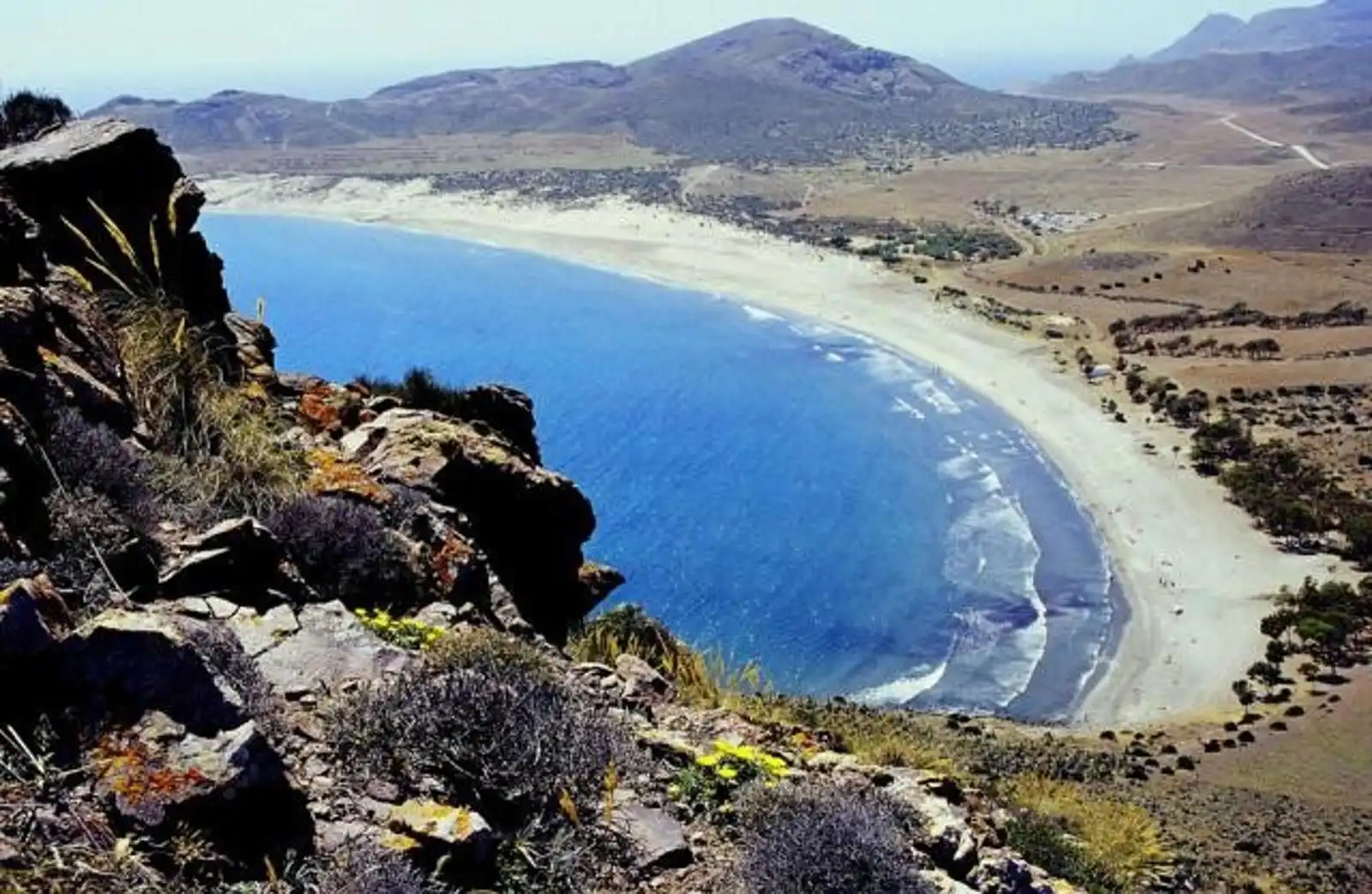 Vista exterior de Piso en venta en Almería con Trastero, Amueblado y Piscina comunitaria