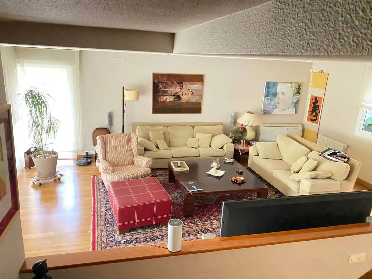 Living room of Houses for sale in Molina de Segura  with Air Conditioner, Private garden and Parquet flooring