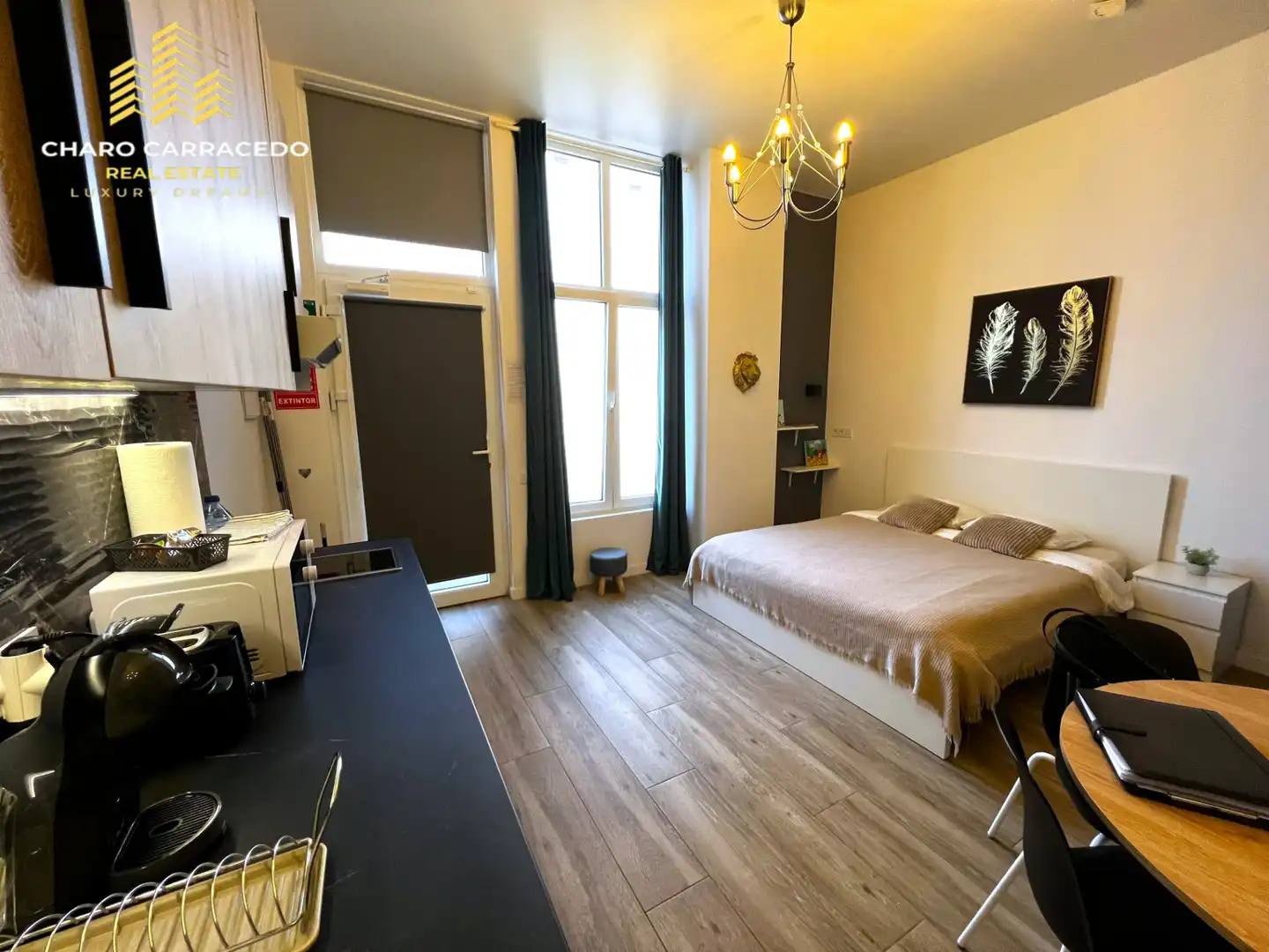 Habitación de Apartamento en venta en Valencia con Aire acondicionado, Amueblado y Lavadora