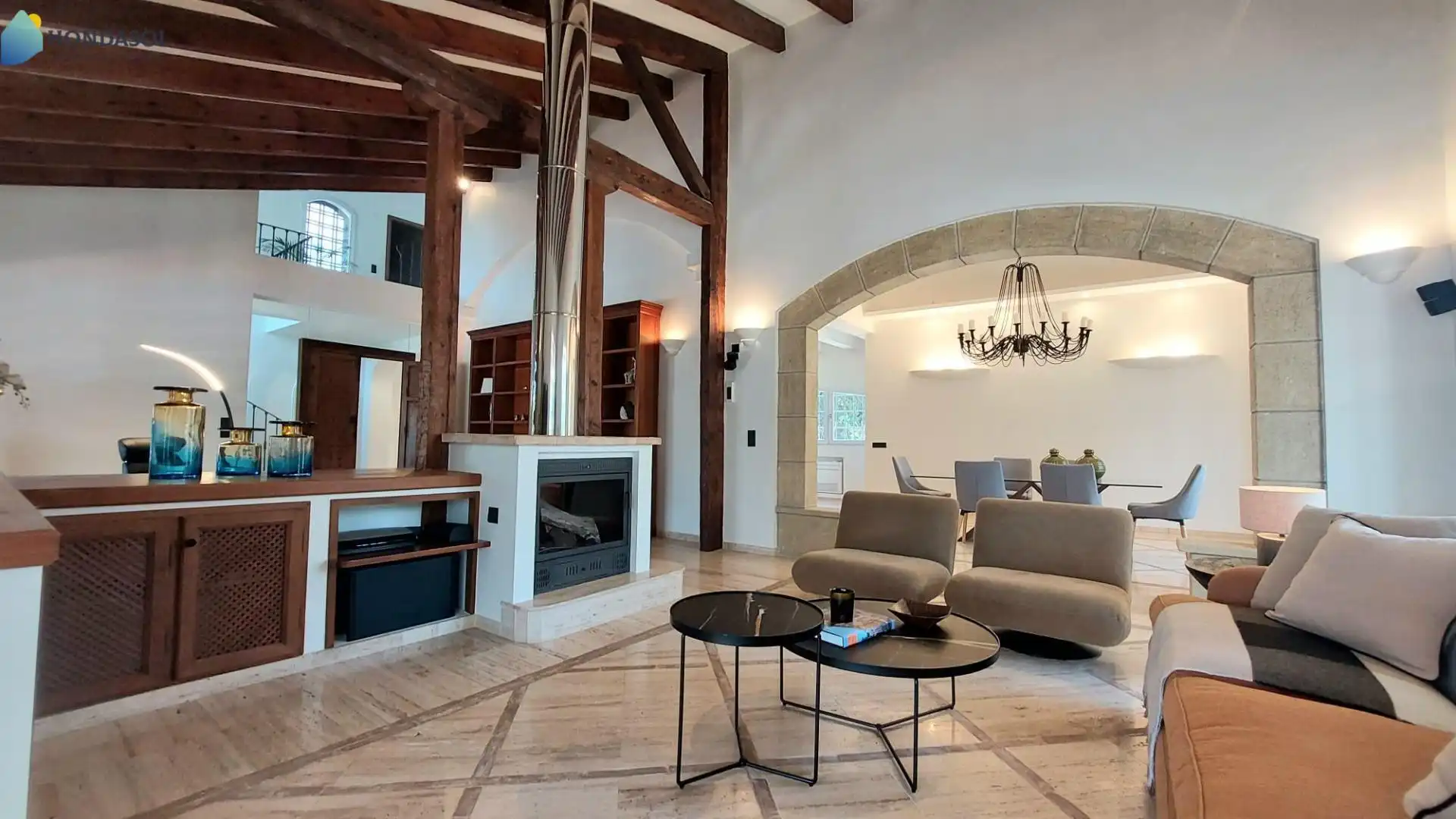 Sala d'estar de Casa o xalet en venda en Cartagena amb Aire condicionat, Jardí privat i Terrassa