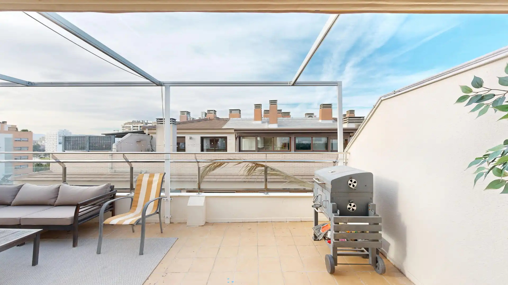 Terraza de Ático en venta en Murcia con Aire acondicionado, Parquet y Terraza