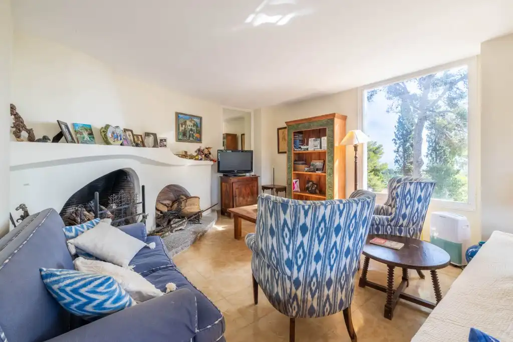 Sala de estar de Casa o chalet en venta en Capdepera con Aire acondicionado, Jardín privado y Terraza