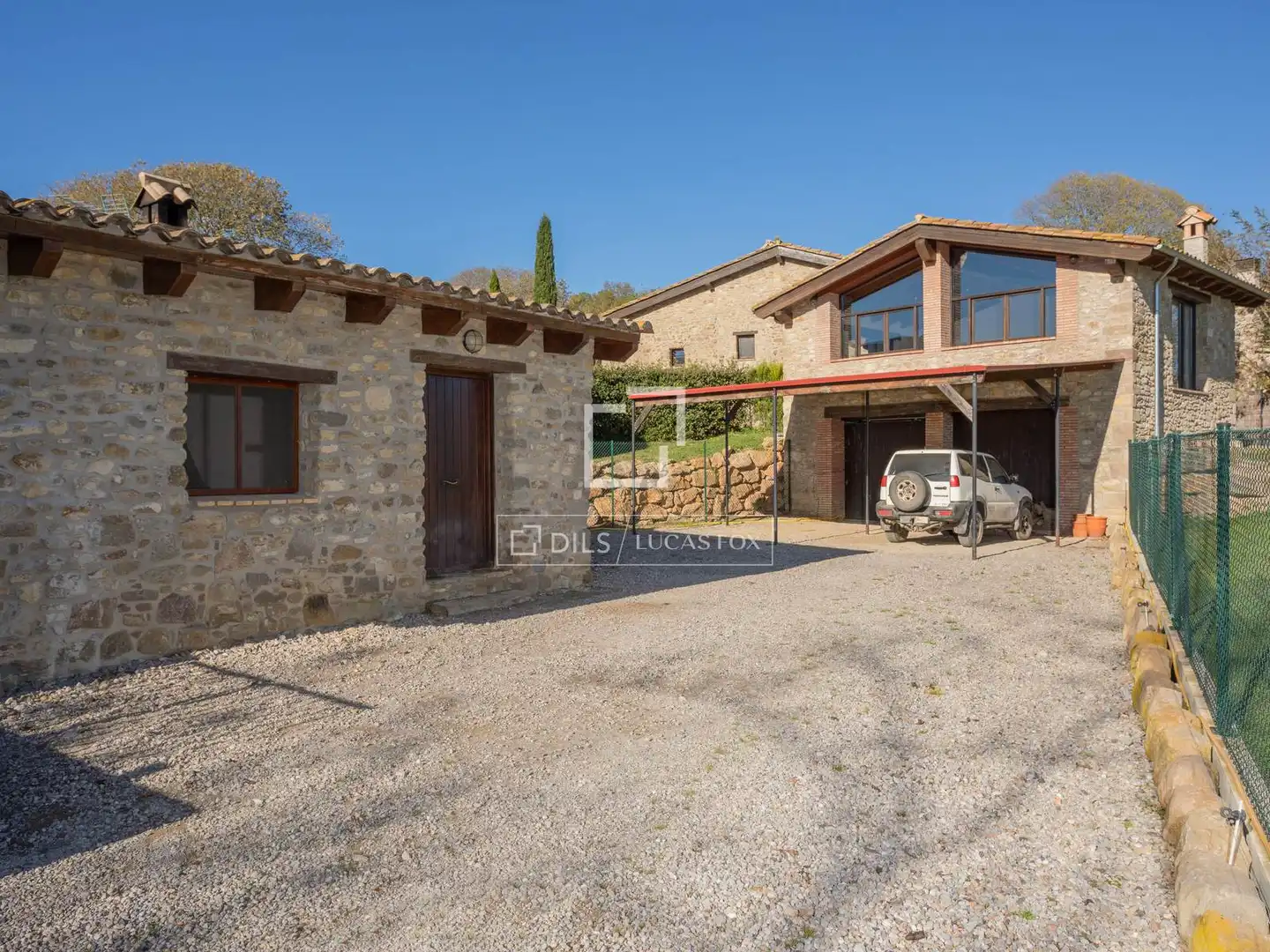 Vista exterior de Finca rústica en venta en Santa Pau con Jardín privado, Terraza y Trastero