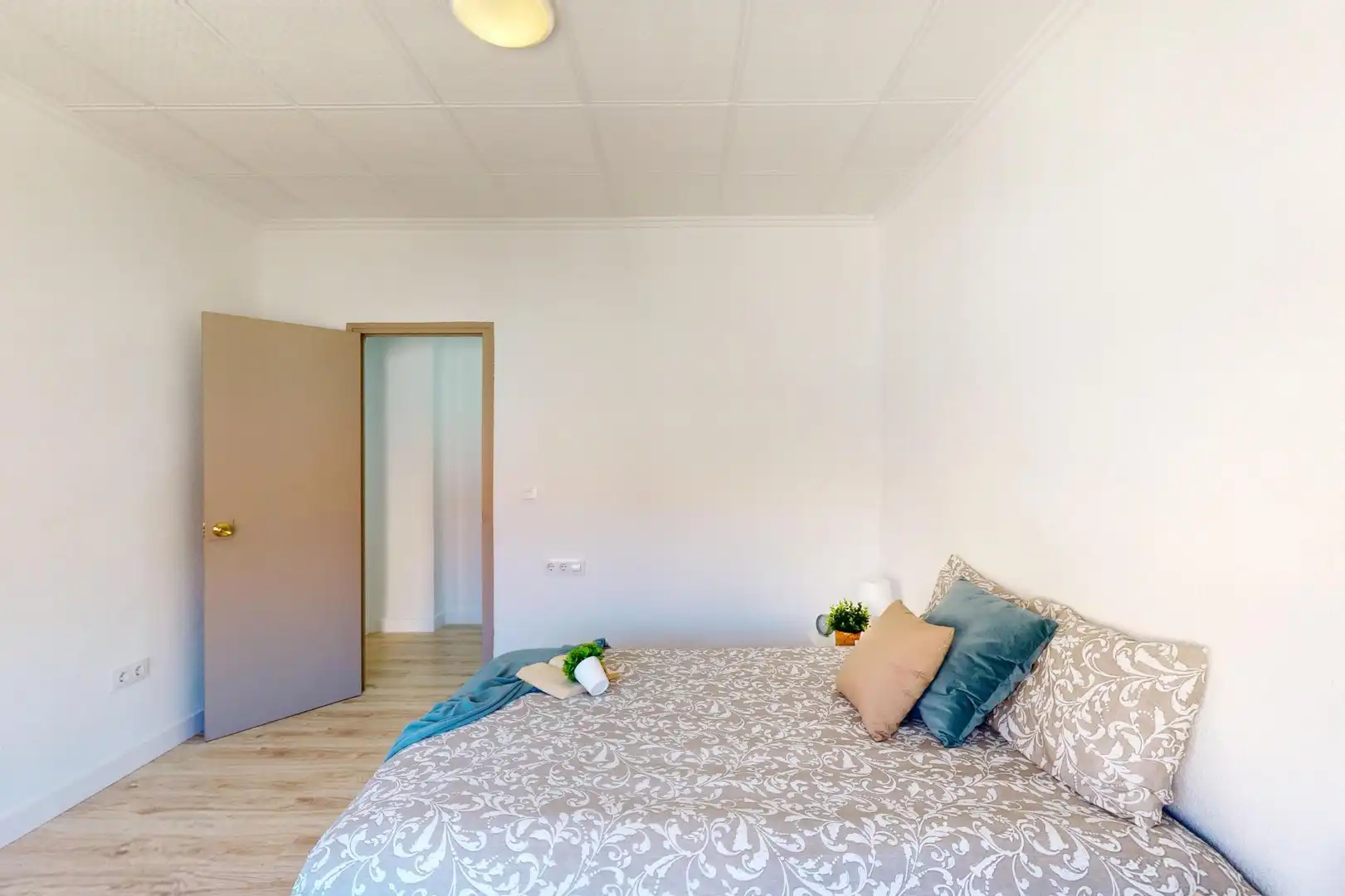 Schlafzimmer von Wohnung zum Verkauf in Cartagena mit Klimaanlage, Heizung und Balkon