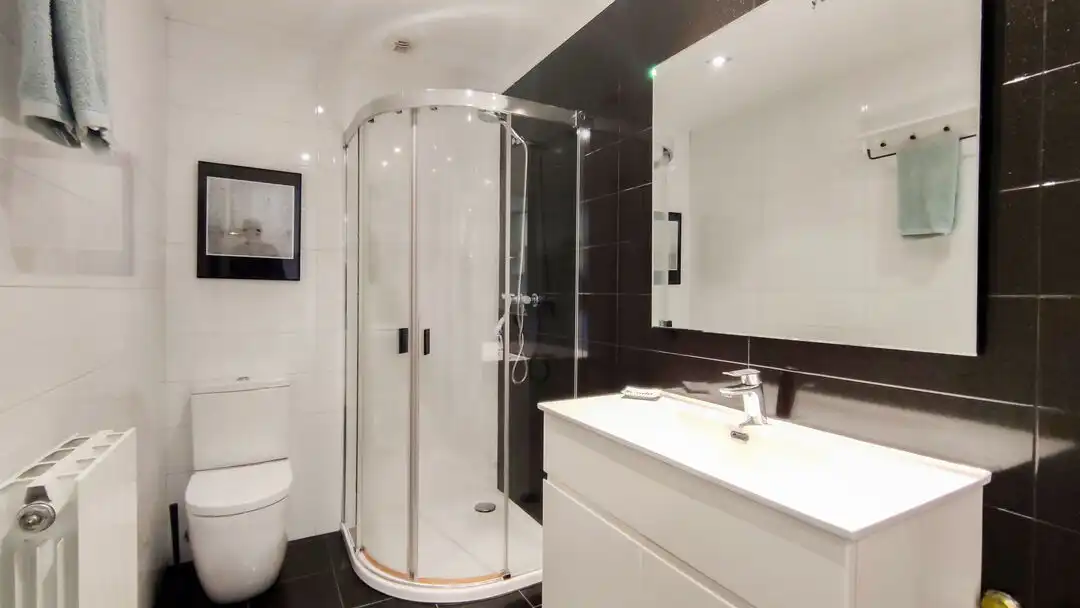 Badezimmer von Wohnung zum Verkauf in Donostia - San Sebastián  mit Heizung und Möbliert