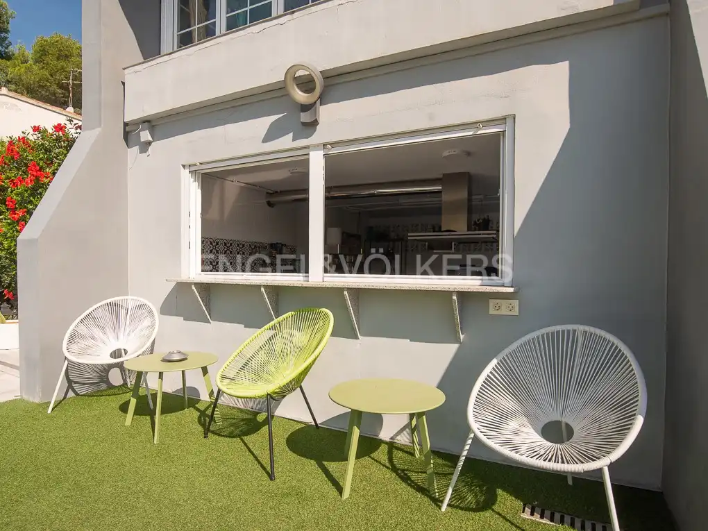 Terrassa de Casa o xalet en venda en Benicasim / Benicàssim amb Calefacció, Terrassa i Piscina