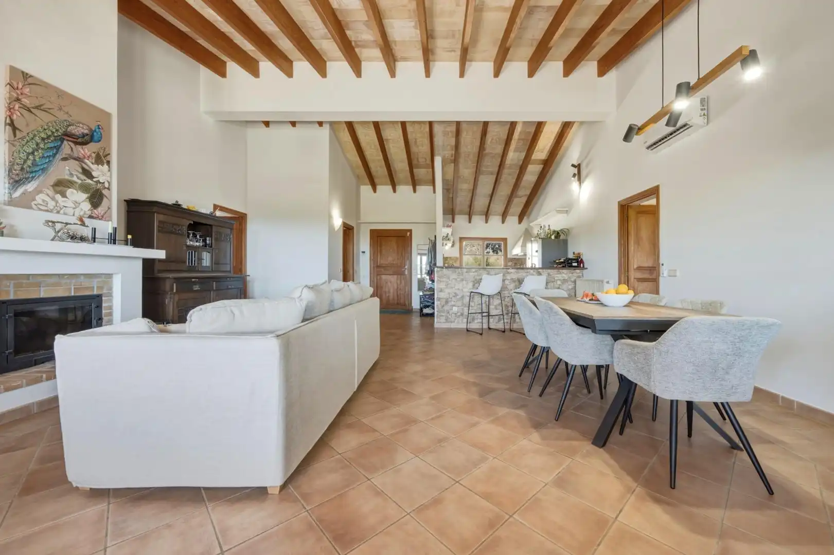 Sala de estar de Finca rústica en venta en Font de Sa Cala
