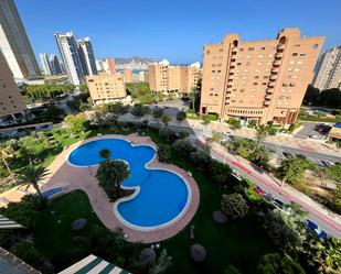Swimming pool of Flat for sale in Benidorm  with Air Conditioner, Heating and Private garden