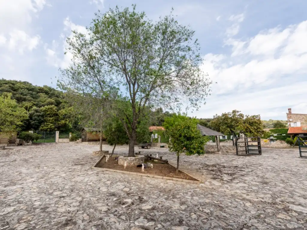 Vista exterior de Casa o chalet en venta en Espinoso del Rey con Terraza, Piscina y Amueblado