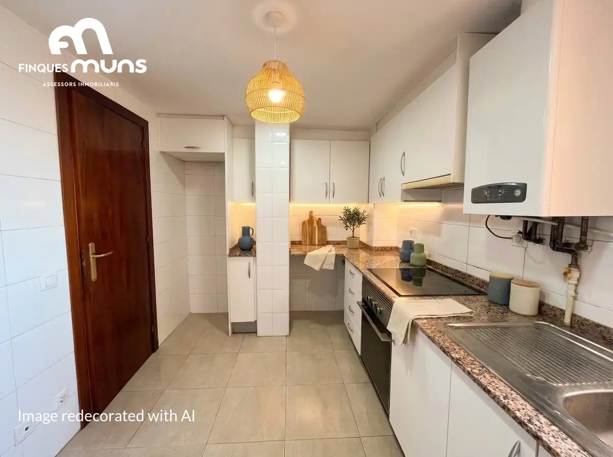 Kitchen of Duplexes for sale in Girona  with Air Conditioner, Heating and Terrace