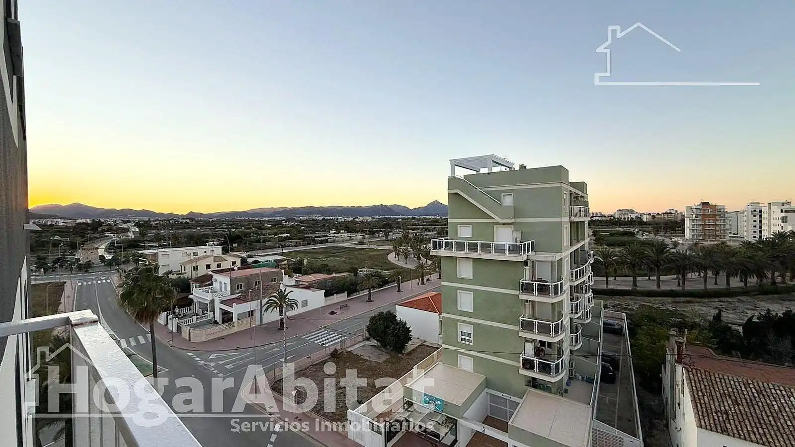 Exterior view of Flat for sale in Piles  with Private garden, Terrace and Furnished