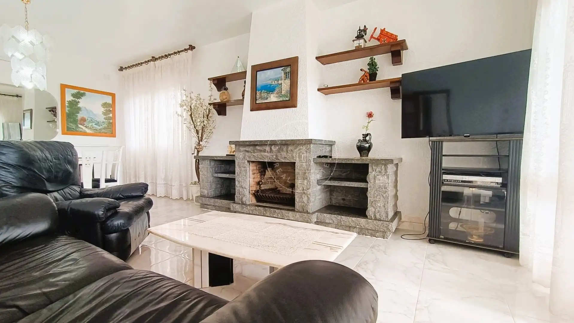 Sala d'estar de Casa o xalet en venda en Lloret de Mar amb Terrassa, Traster i Piscina