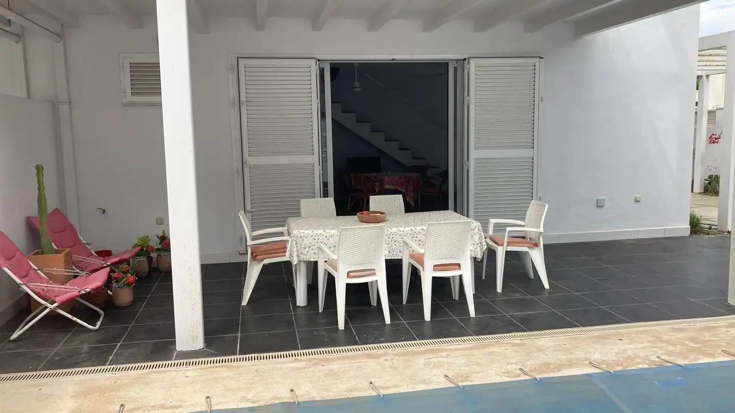 Terrassa de Casa o xalet de lloguer en Vera amb Aire condicionat, Jardí privat i Terrassa