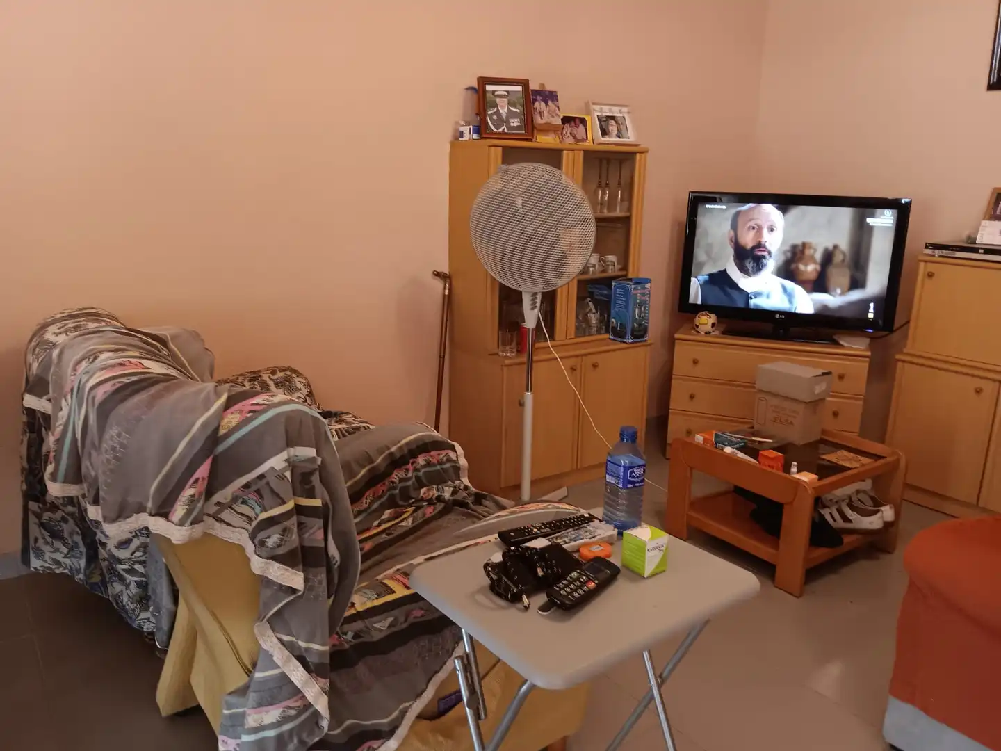Wohnzimmer von Maisonette zum Verkauf in Camarles mit Heizung, Terrasse und Abstellraum
