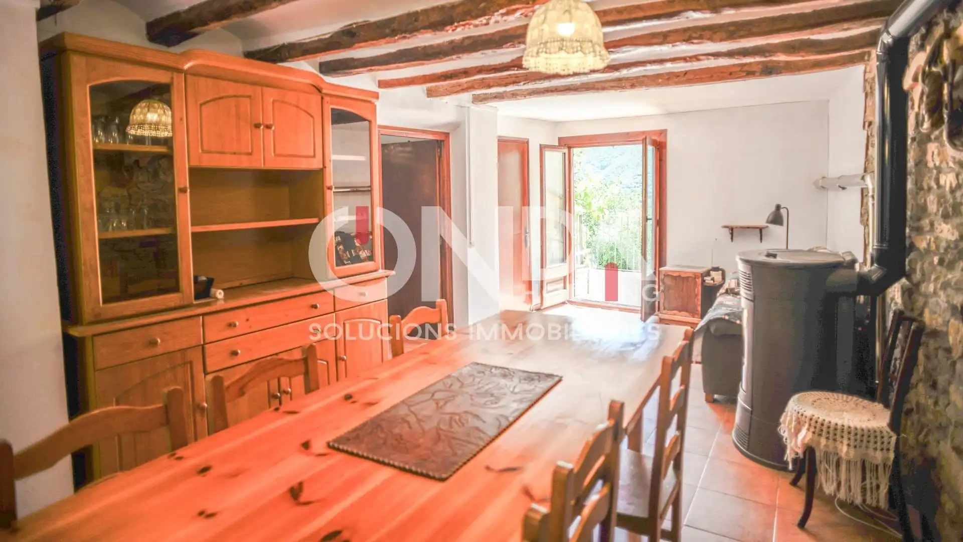 Sala de estar de Casa o chalet en venta en Sort con Jardín privado, Terraza y Trastero