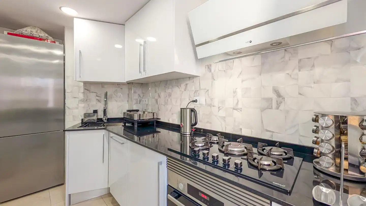 Kitchen of Flat for sale in Santa Pola  with Air Conditioner