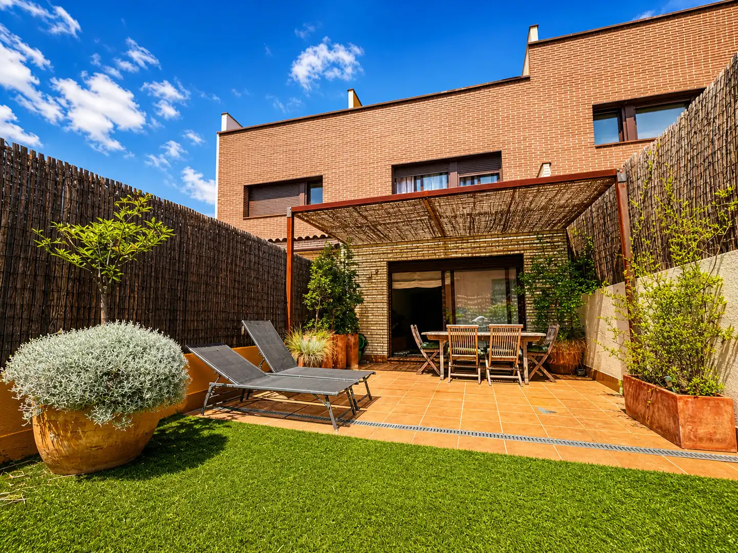 Terrassa de Casa adosada en venda en Castellar del Vallès amb Aire condicionat, Calefacció i Parquet