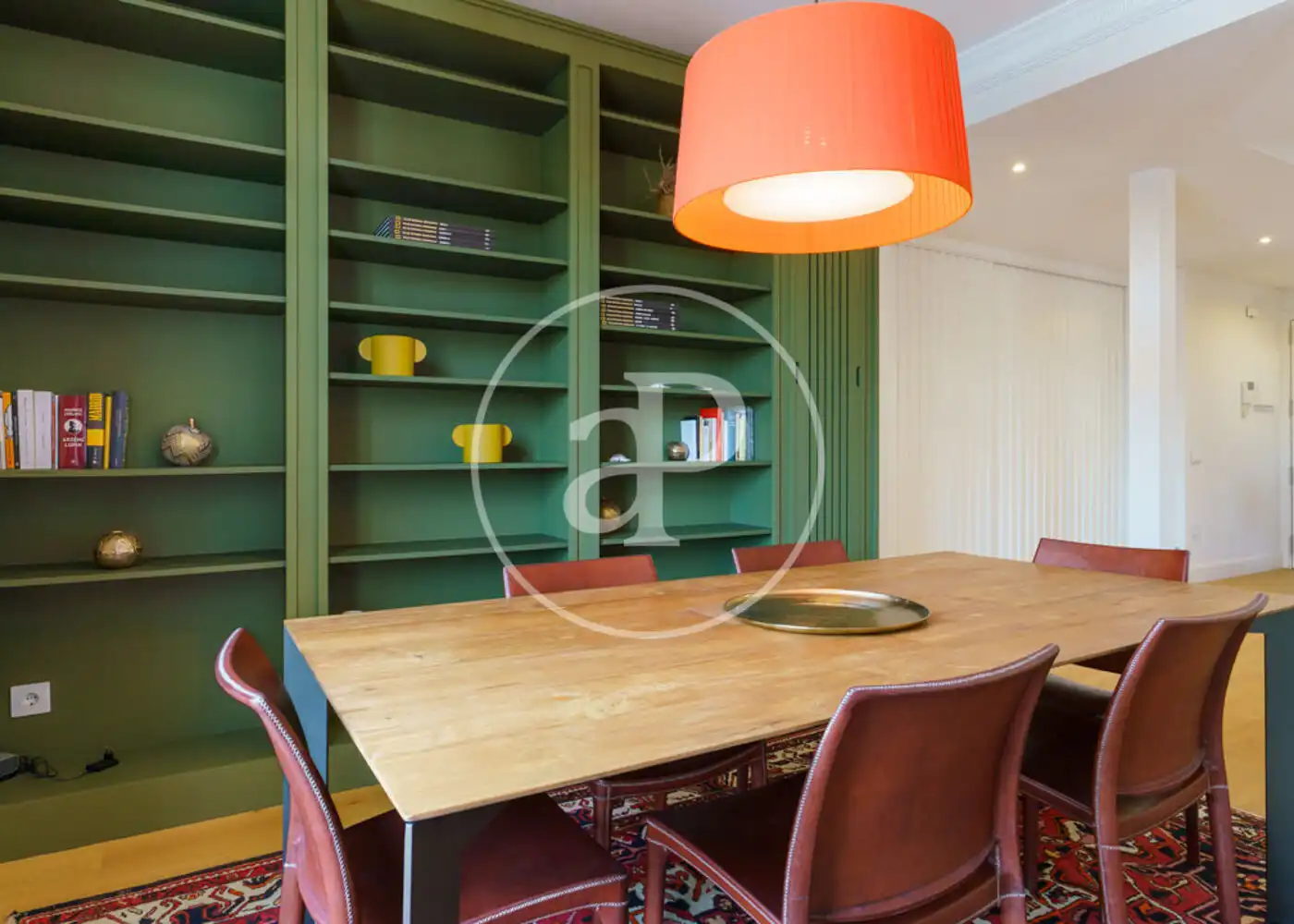 Dining room of Flat for rent in Madrid  with Air Conditioner, Heating and Furnished