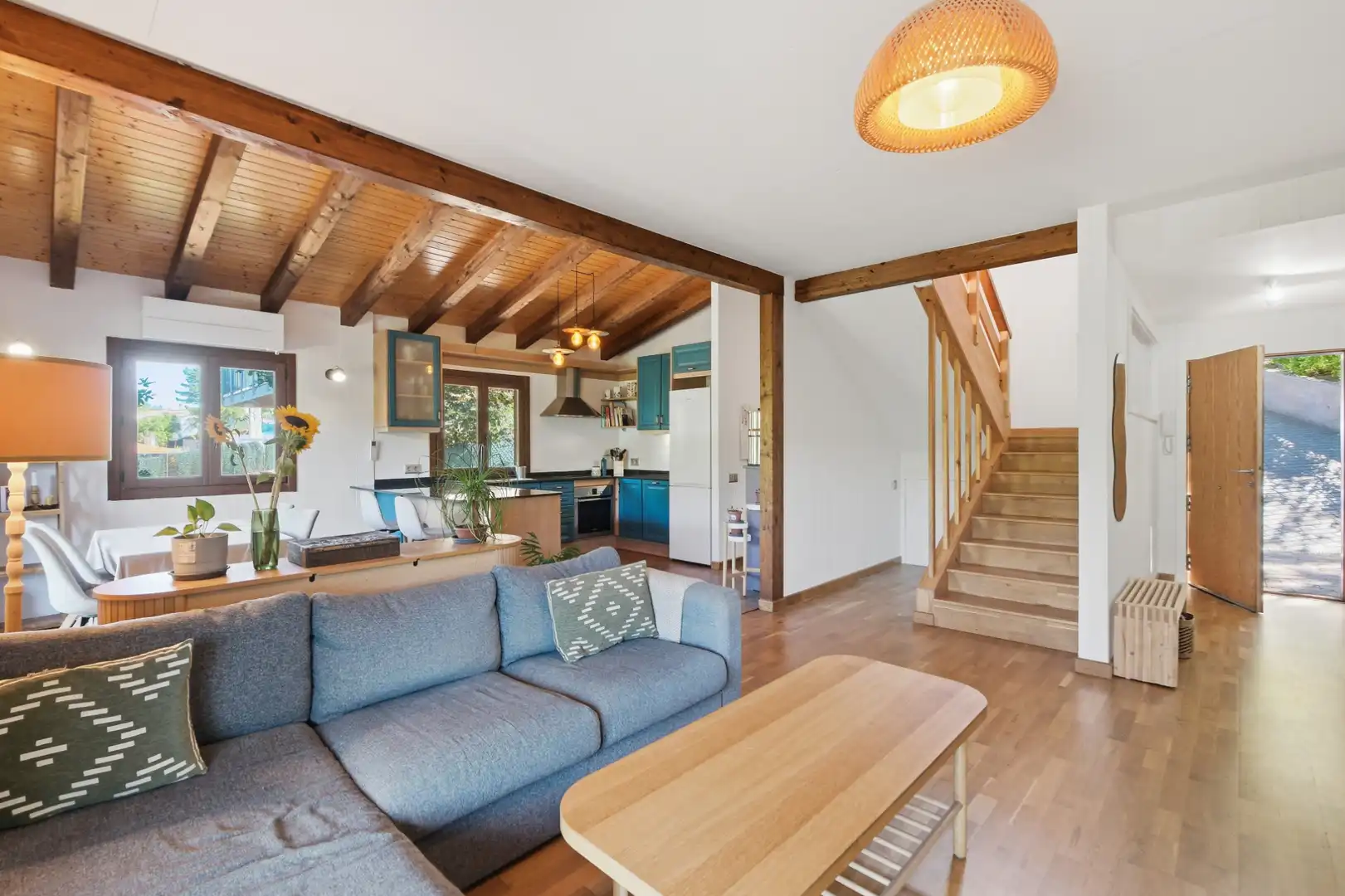 Wohnzimmer von Haus oder Chalet zum Verkauf in Vidreres mit Klimaanlage, Heizung und Privatgarten