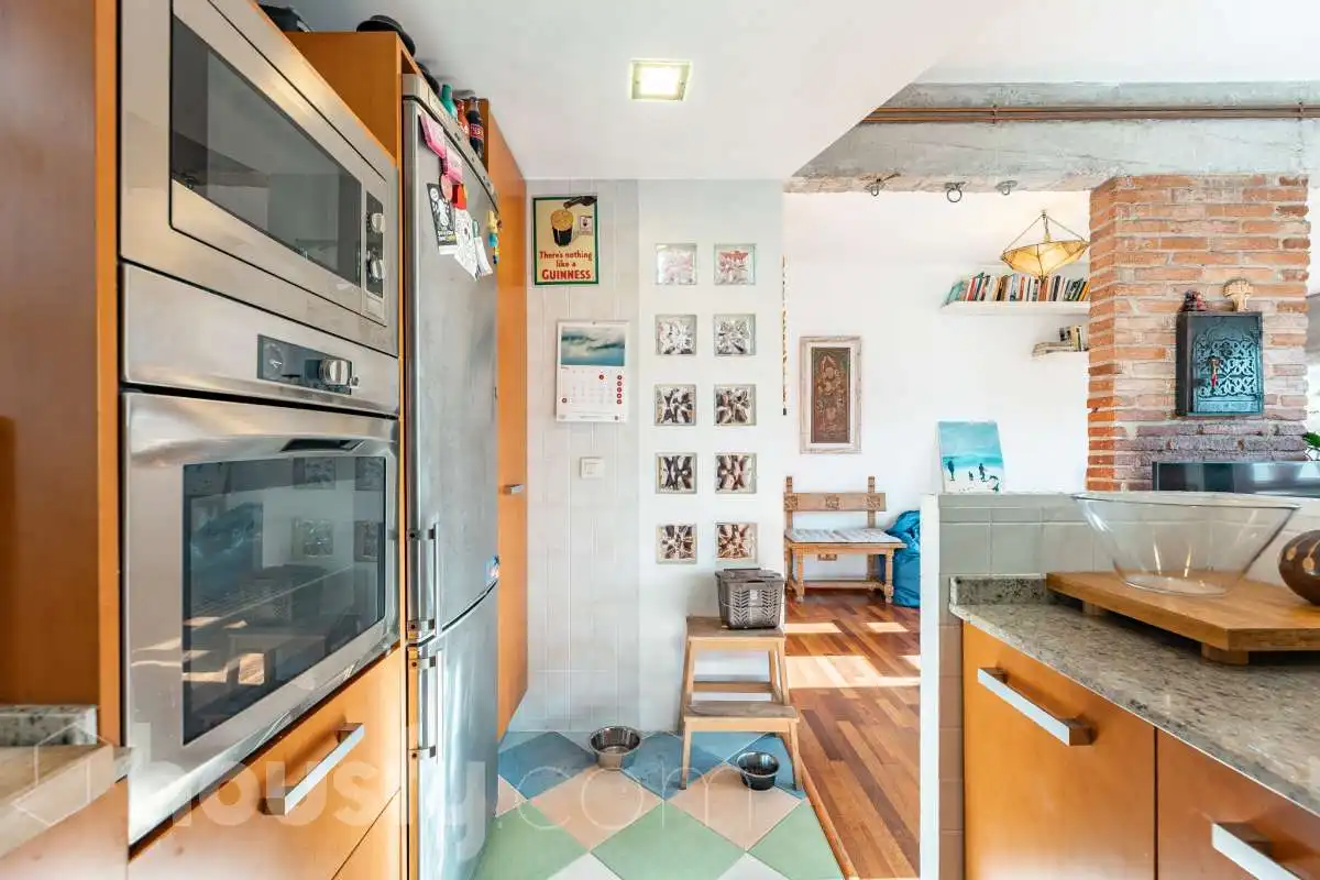 Cuina de Àtic en venda en Barcelona amb Aire condicionat, Calefacció i Parquet