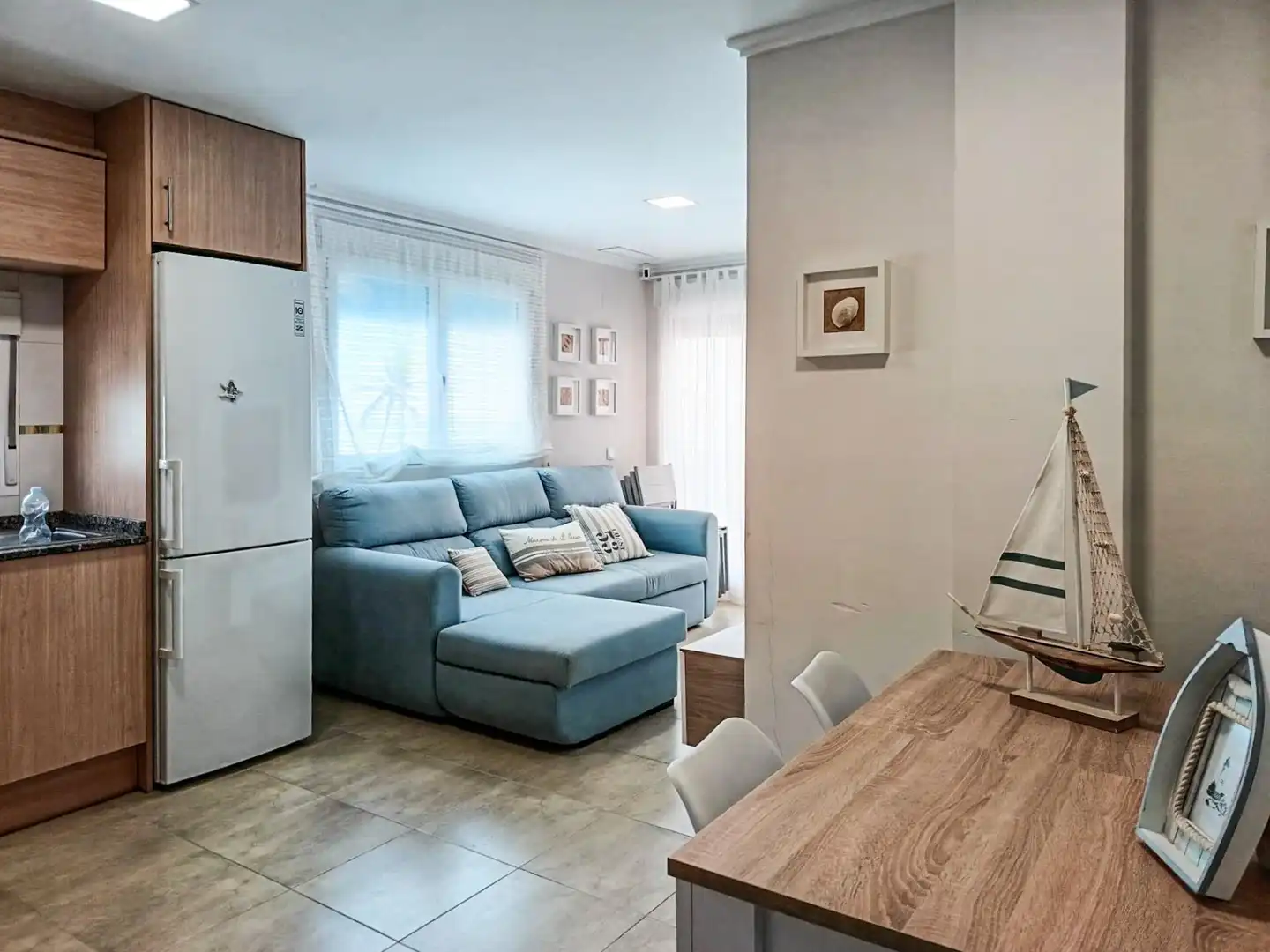 Sala de estar de Apartamento en venta en Bellreguard con Aire acondicionado, Calefacción y Terraza