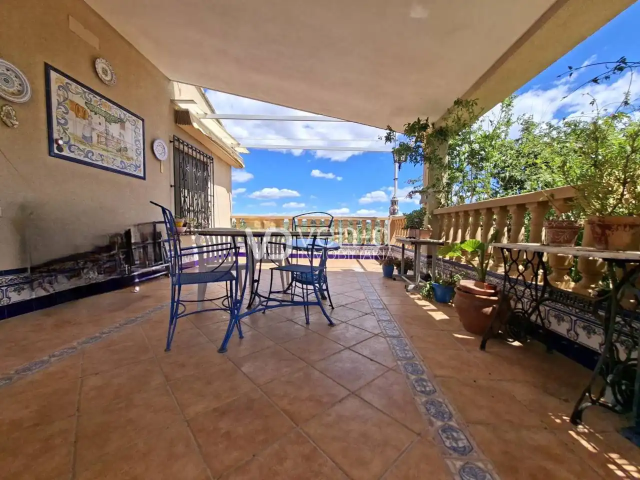 Terraza de Casa o chalet en venta en Enguera con Aire acondicionado, Calefacción y Jardín privado