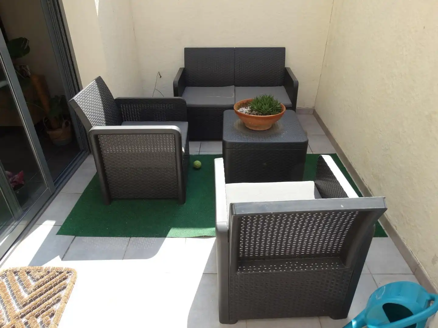 Terraza de Casa adosada en venta en L'Aldea con Jardín privado, Terraza y Trastero