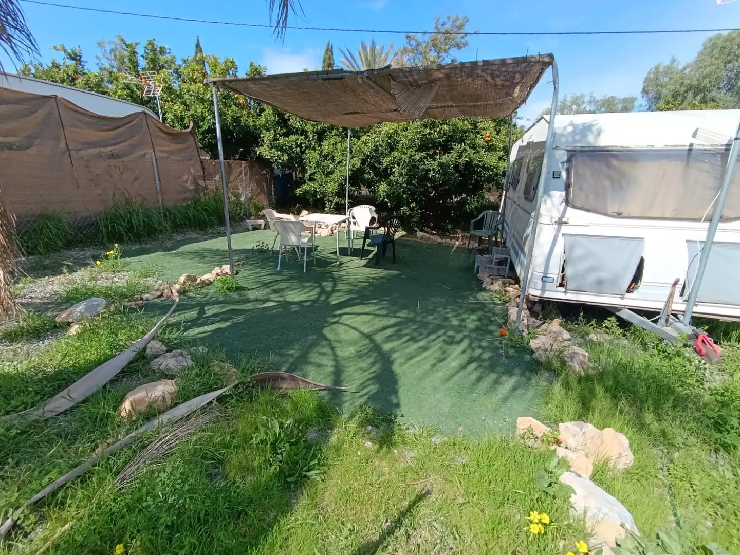 Terraza de Finca rústica de alquiler en Coín con Amueblado y Se aceptan mascotas
