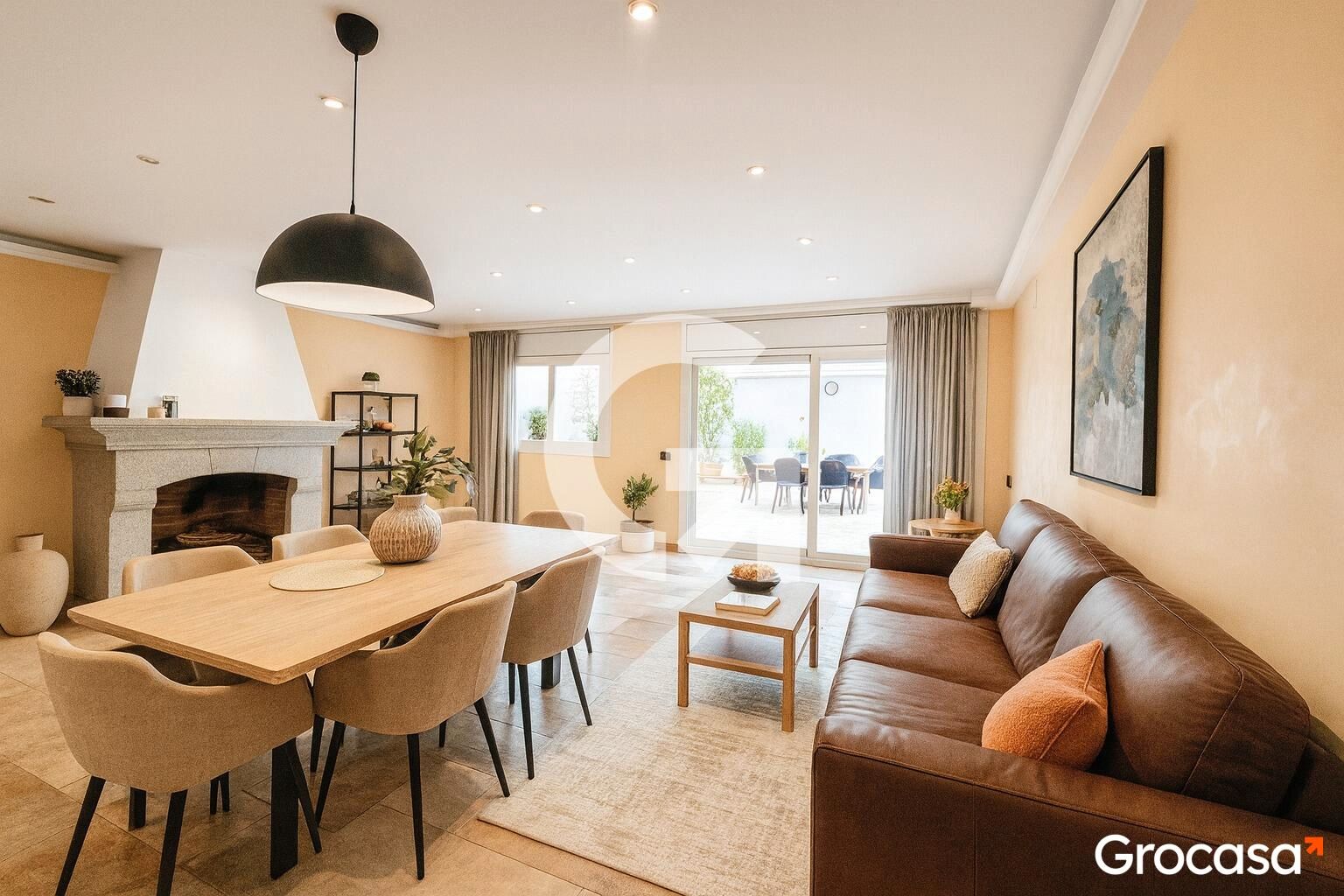 Sala d&#x27;estar de Casa o xalet en venda en Mataró amb Aire condicionat, Calefacció i Terrassa