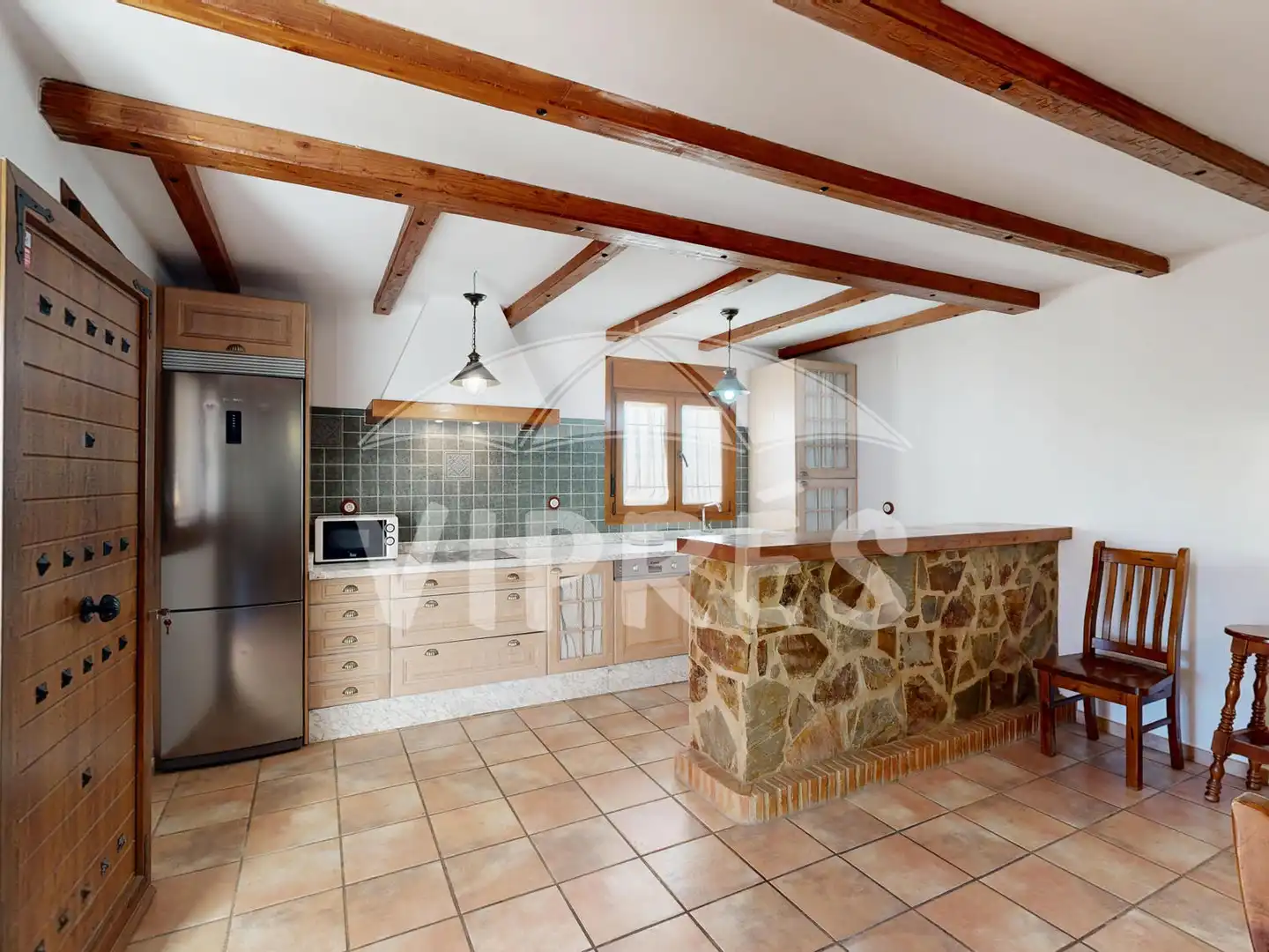Cocina de Finca rústica en venta en Casar de Cáceres con Calefacción y Trastero