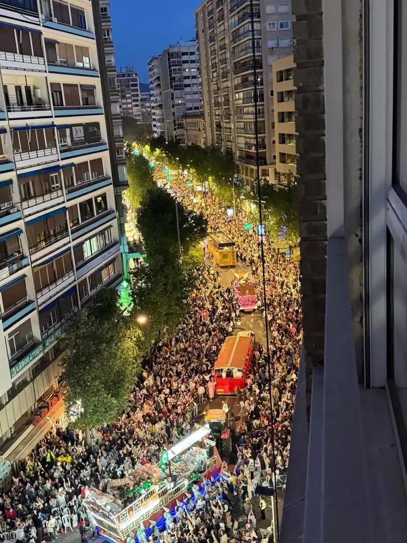 Vista exterior de Piso de alquiler en Murcia con Aire acondicionado, Calefacción y Amueblado