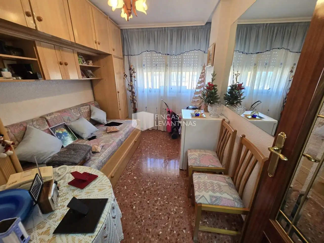Sala d'estar de Pis en venda en San Vicente del Raspeig / Sant Vicent del Raspeig amb Moblat, Balcó i Piscina comunitària