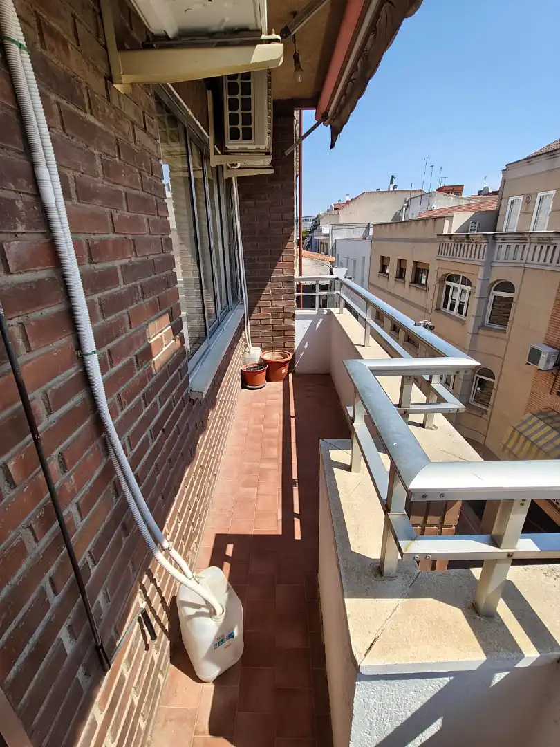 Balcony of Flat for rent in Getafe  with Air Conditioner, Heating and Parquet flooring