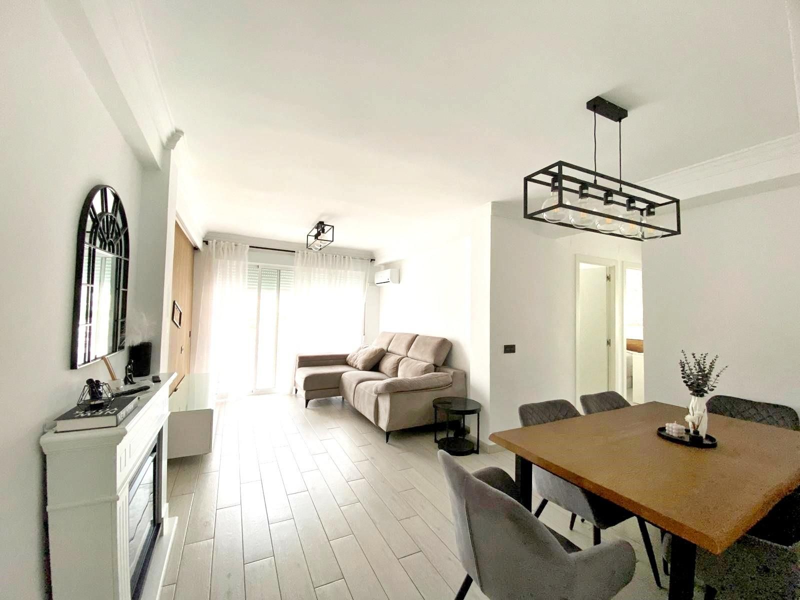 Sala de estar de Piso en venta en Málaga Capital con Aire acondicionado y Terraza