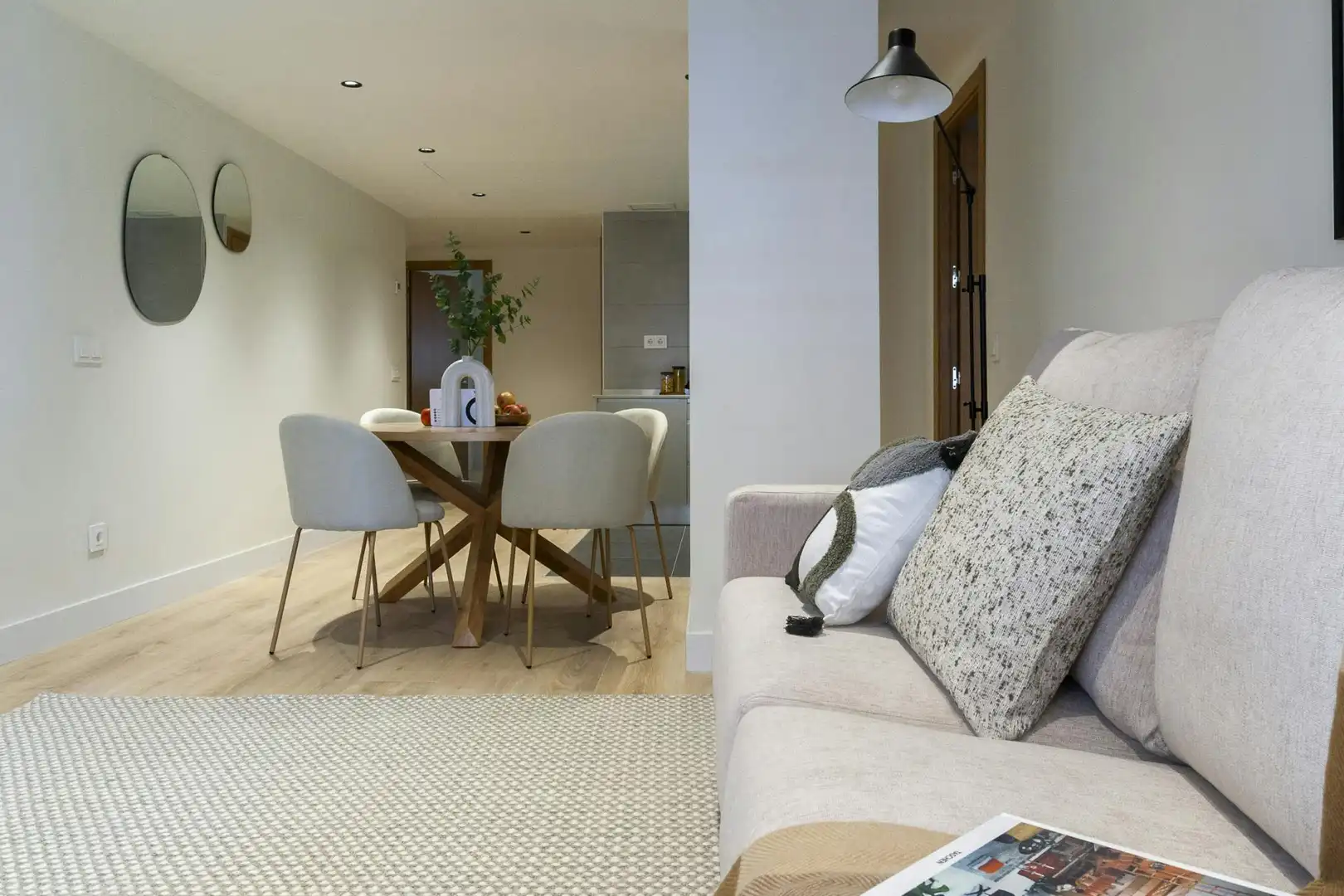 Sala de estar de Piso de alquiler en Madrid con Aire acondicionado, Lavadora y TV