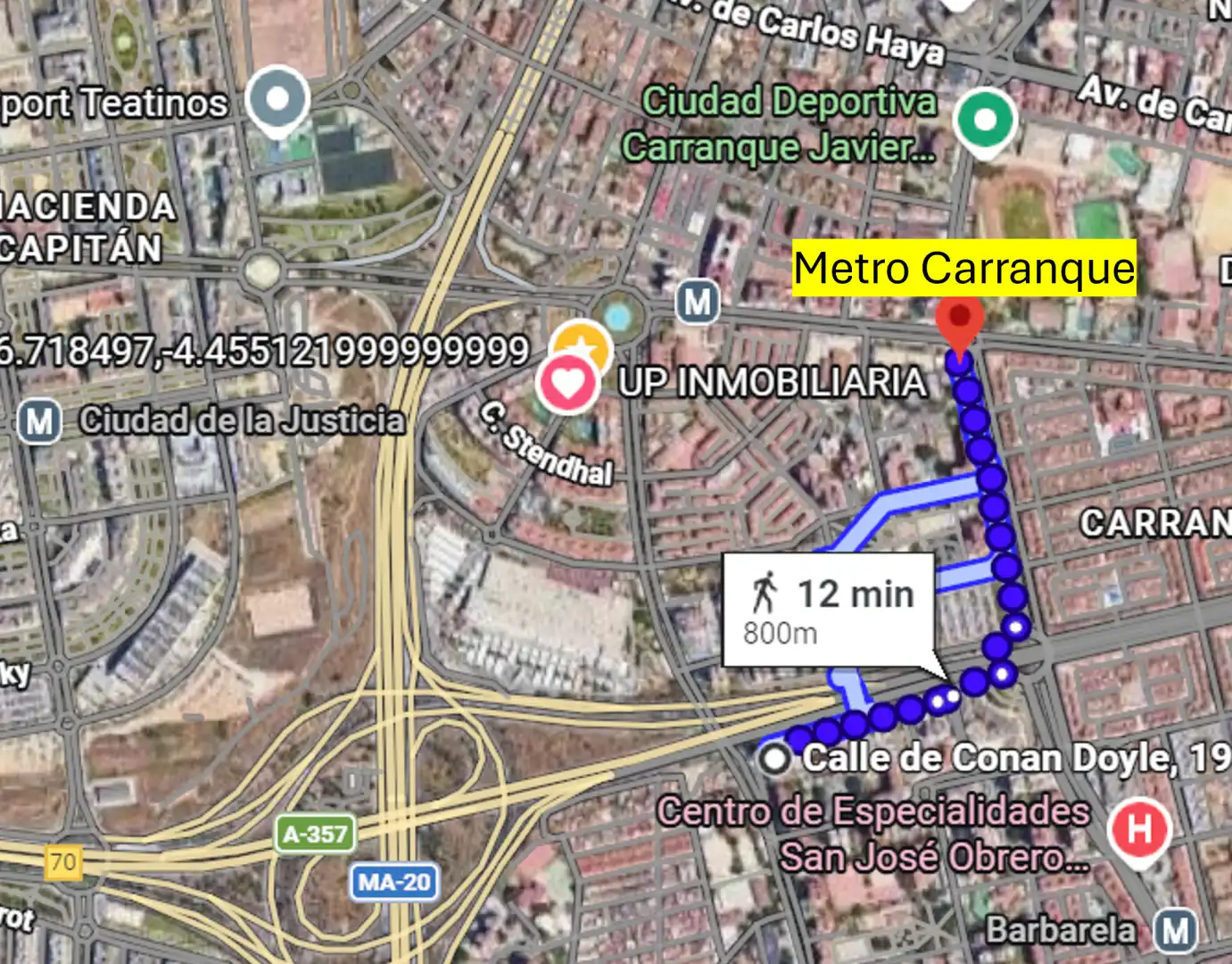 Exterior view of Flat for rent in Málaga  with Air Conditioner and Furnished