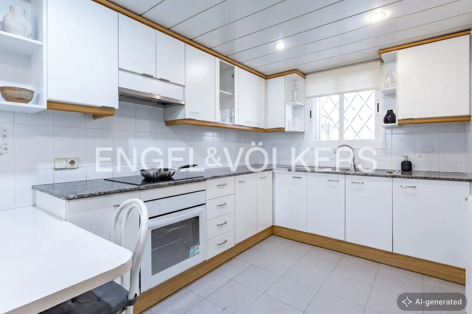 Kitchen of Houses for sale in Sant Cugat del Vallès  with Air Conditioner, Heating and Private garden
