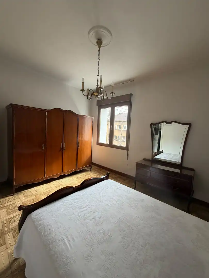 Bedroom of Flat for sale in Gijón   with Heating