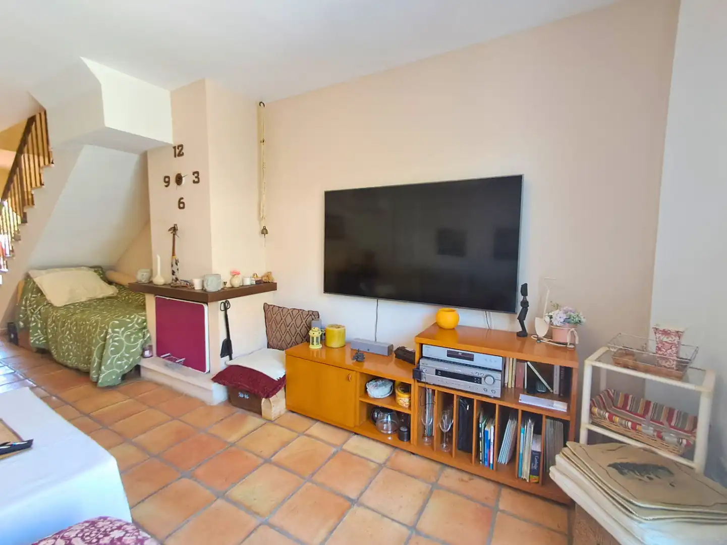 Sala d'estar de Finca rústica en venda en Finestrat amb Aire condicionat, Calefacció i Terrassa