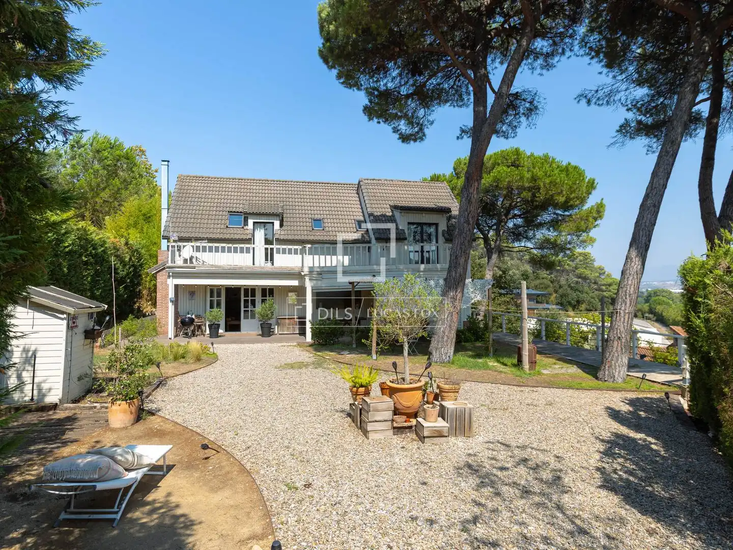 Vista exterior de Finca rústica en venta en Vallromanes con Calefacción, Jardín privado y Parquet