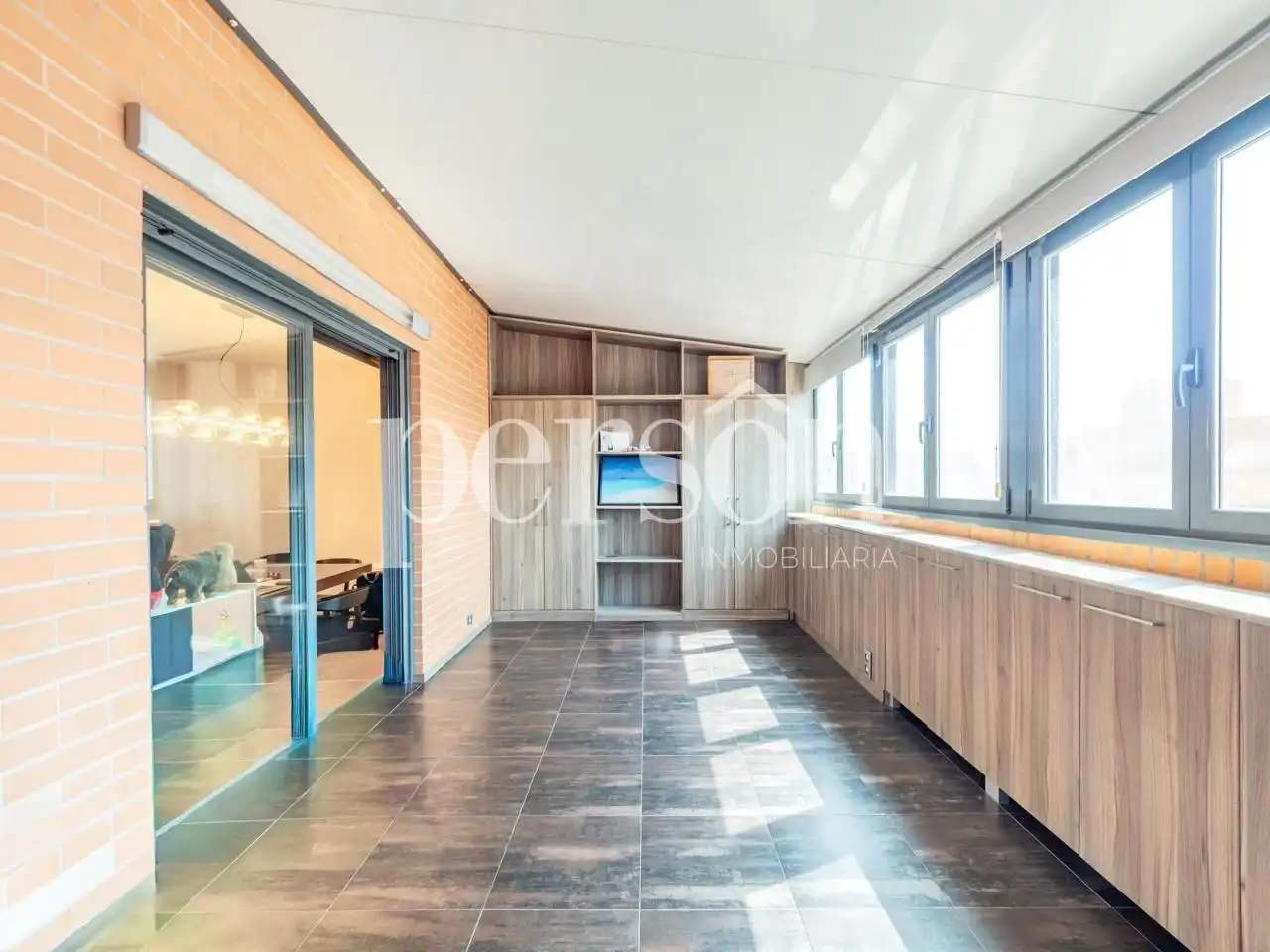 Sala de estar de Ático en venta en Valencia con Aire acondicionado, Terraza y Trastero