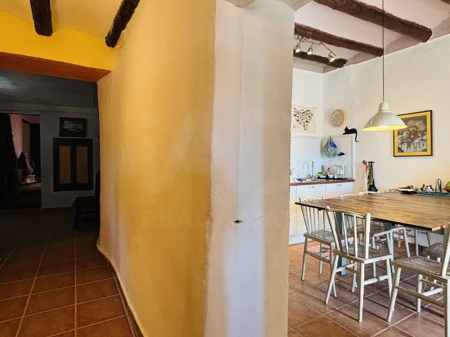 Menjador de Casa adosada en venda en Torrefeta i Florejacs amb Calefacció i Terrassa